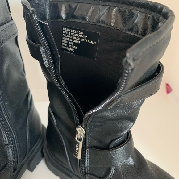 NWT- DKNY GIRL MOTO BOOTS - Picture 9 of 10